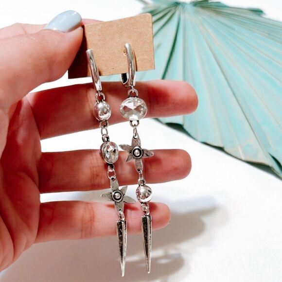 Boho statement earrings S114 - Picture 4 of 4